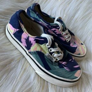 Kids Floral Vans